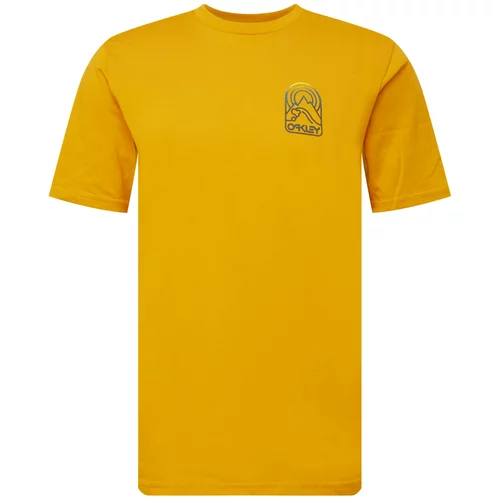 Oakley Tehnička sportska majica 'MOUNTAIN SUN' golublje plava / narančasto žuta