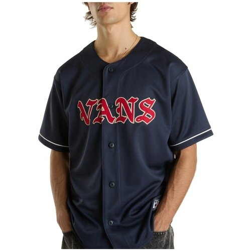Vans Srajce z dolgimi rokavi YE OLDE BASEBALL Modra Slike