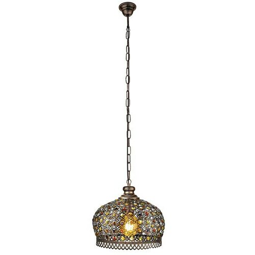 Eglo Okrugla viseća svjetiljka Jadida (60 W, Ø x V: 330 mm x 110 cm, Antikno smeđe, E27) Cijene