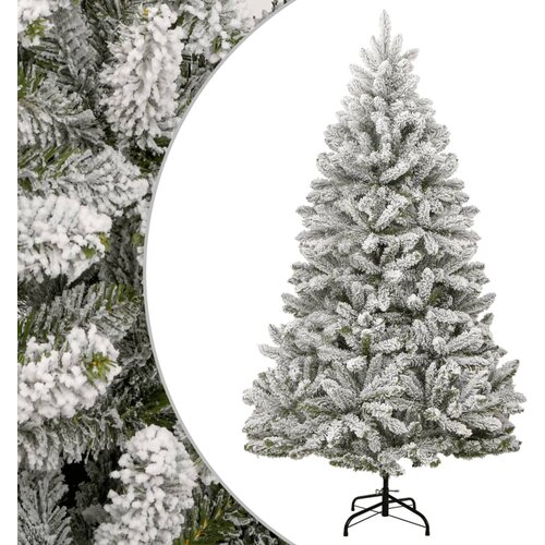 vidaXL Umetna novoletna jelka s snegom 270 cm Cene