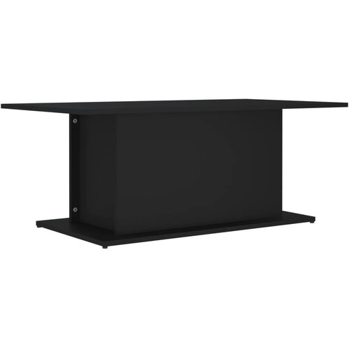 Maison Chic Klubska mizica - kavna mizica - Nizka mizica črna 102x55,5x40 cm iverna plo&amp;scaron;ča, (21753821) Slike