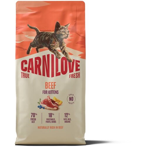 Carnilove Cat True Fresh Kitten, briketi - govedina 6 kg Slike
