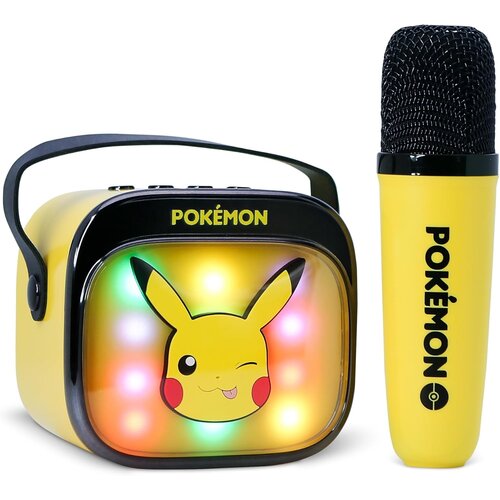 OTL Pokemon Pikachu Popsing LED Light Up brezžični karaoke zvočnik z mikrofonom Cene