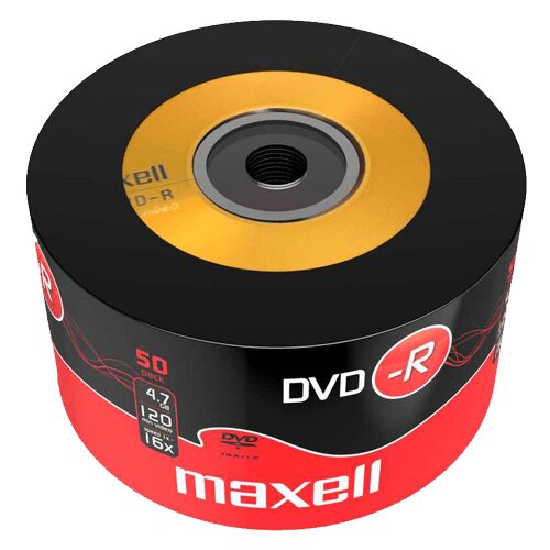 Maxell dvd-r 47 1/50 shrink pack 4.7GB Slike