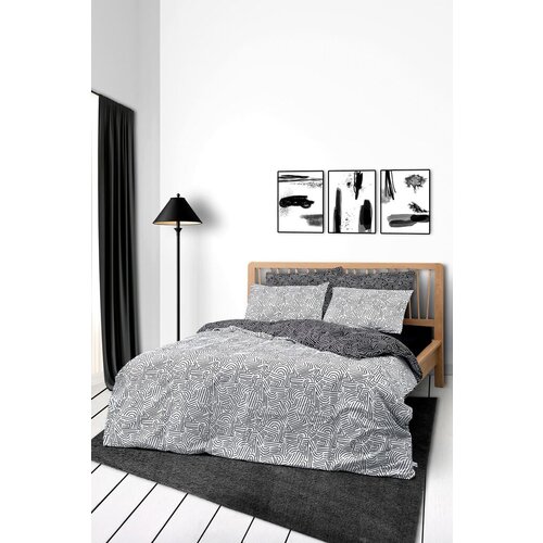 Lessentiel Maison ranfors set duplih jorganskih prekrivača, 200x220 cm, crni, Slike