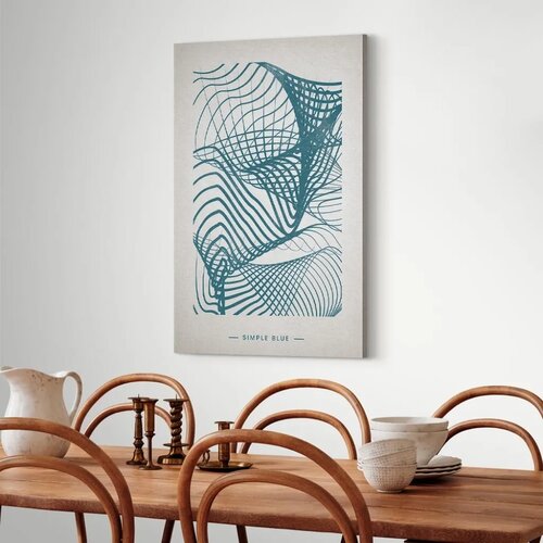  Slika - Simple Blue (1 Part) Vertical 60x90 Slike