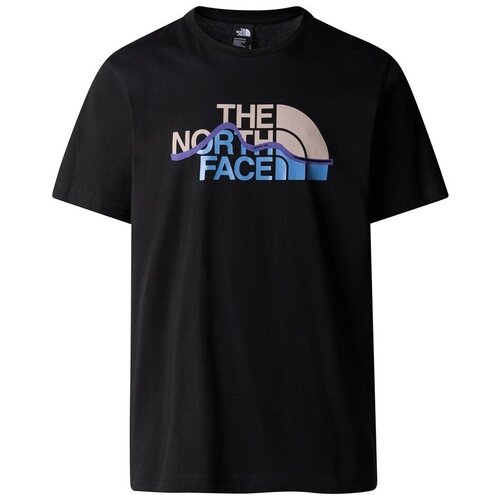 The North Face Majice s kratkimi rokavi Mountain Line pisana Slike