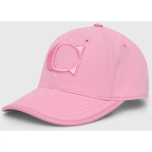 Coach Bombažna bejzbolska kapa roza barva