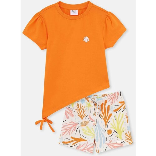 Dagi Pajama Set - Orange - Plain Slike