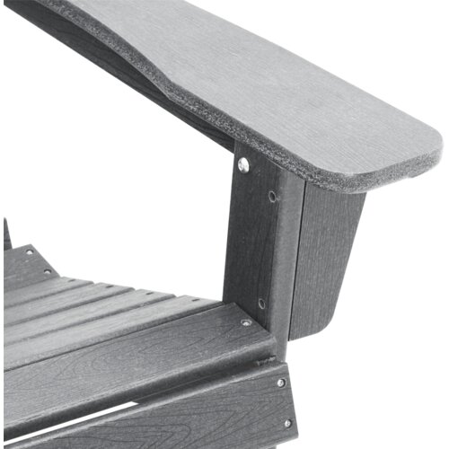  Set od 3 Vrtni Lounge Set Svjetlosiva HDPE Slike