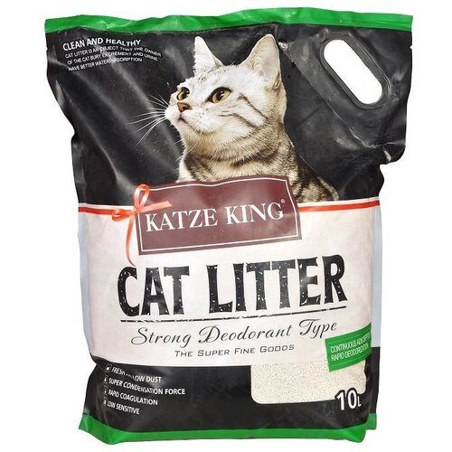 Katze King posip za mačke neutralnog mirisa, 10L Cene
