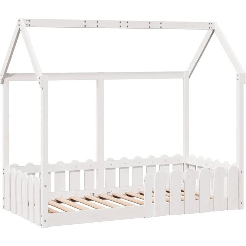 vidaXL Okvir kreveta za dječju kućicu bijeli 80 x 160 cm borovina Cijene