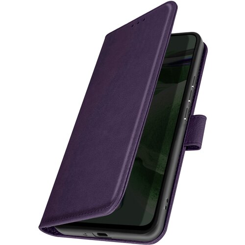 AVIZAR torbica s preklopom za xiaomi redmi note 12 5G podporni ventil za videoposnetke serije chesterfield, vijolična, (5000013787) Cene