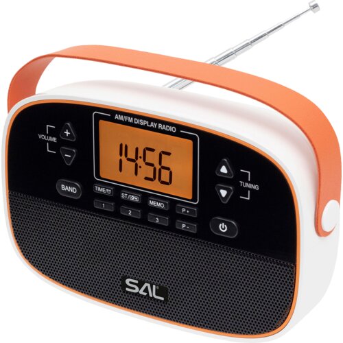 Sal radio priјemnik, AM/FM, alarm, LCD ekran, krem boјa Cene