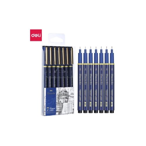 Flomaster FINELINER DELI SET 1/7 EQ909 Cene