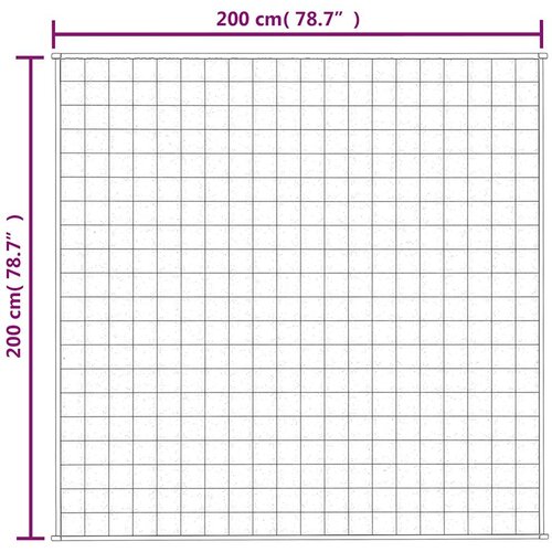  Te&amp;scaron;ka deka siva 200x200 cm 13 kg od tkanine Slike