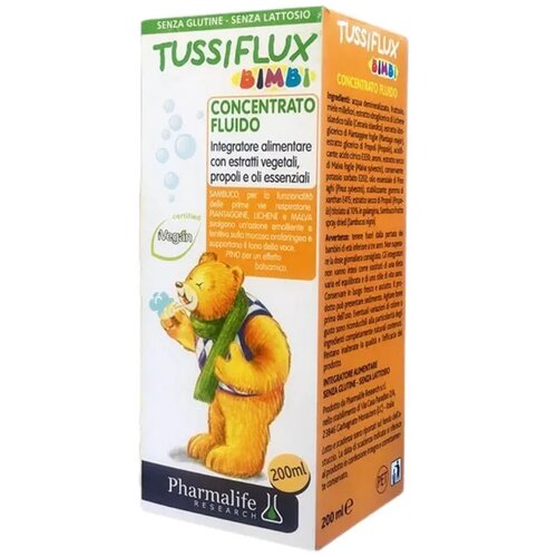 Pharmalife Sirup za grlo Tussiflux Bimbi, 200ml Slike