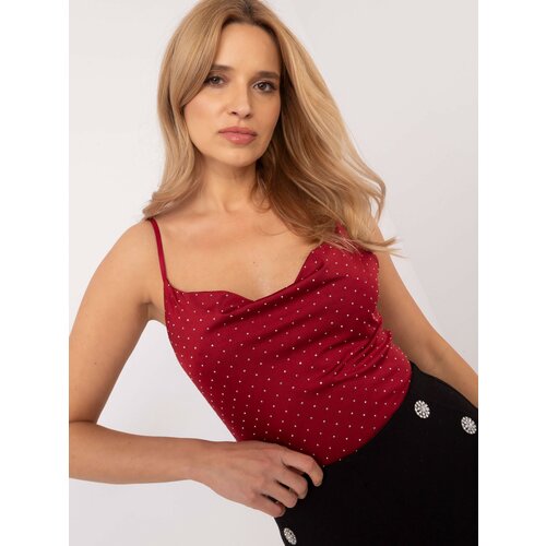 Italy Moda Top-DHJ-TP-20051.78-Burgundy Cene