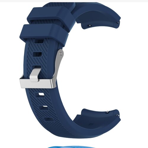 INF Združljiv s Samsung Gear S3 Silikonski pa&scaron;ček za uro - Udobje in vzdržljivost NavyBlue 22 mm, (5000078900) Cene