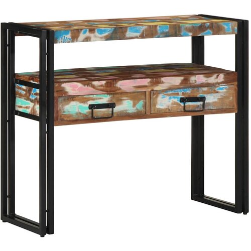  Konzolna stolica 90 x 33 x 75 cm Čvrsto drvo iz reciklaže Cijene
