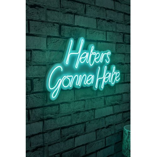 Wallity Dekorativna plastična LED rasveta Haters Gonna Hate Blue Cene