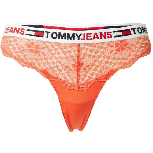 Tommy Hilfiger Underwear Tangice temno oranžna / rdeča / črna / bela