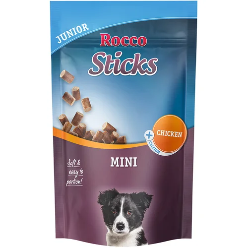 Rocco Sticks Mini - Junior: piletina 70 g