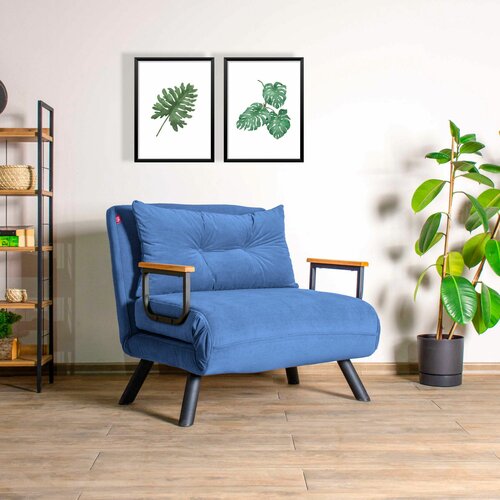 sando single - blue blue 1-Seat sofa-bed Slike
