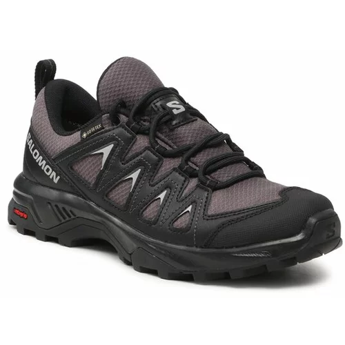 Salomon Trekking čevlji X Braze Gtx GORE-TEX L47180700 Siva
