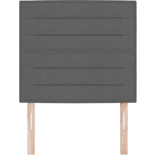  Uzglavlje Tamno siva 100 cm tkanina Slike