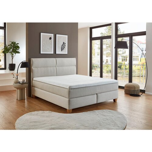 Beldomo - Sleep POSTELJA BOXSPRING 200 cm x 180 cm , tekstil bež Slike