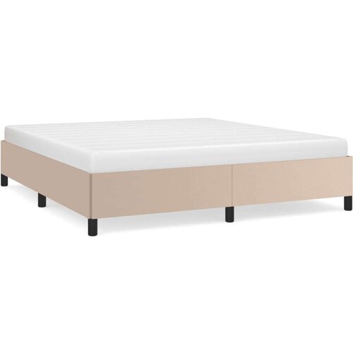  Okvir Za krevet boja cappuccina 180x200 cm od umjetne kože Slike
