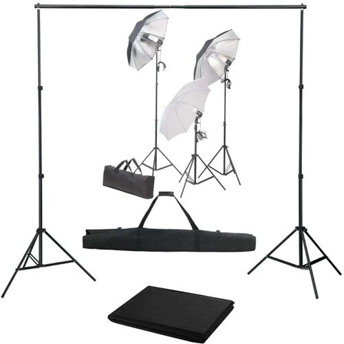 Komplet za fotografski studio sa setom svjetiljki i pozadinom Cijene