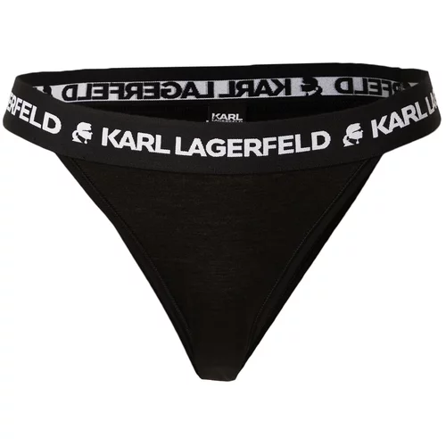 Karl Lagerfeld Slip crna / bijela
