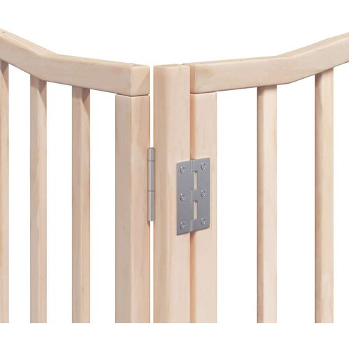 VidaXL Vrata za pse s vrata&amp;scaron;cima 12 panela sklopiva 960 cm drvo topole Slike