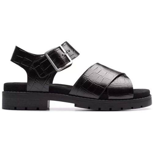 Clarks Sandali &amp;amp; Odprti čevlji Orinoco Cross Črna Slike