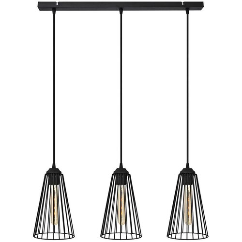  Luster na sajli TORRI 3xE27/15W/230V crna Cene