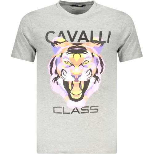 Cavalli Class SHORT SLEEVE T-SHIRT MEN GREY Cene