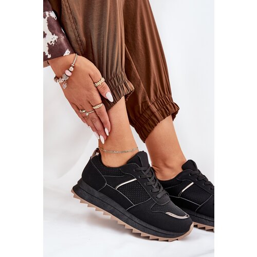 Boto Women's Sports Shoes On Platform Black Yandia Cijene