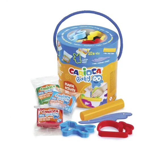 Carioca Baby set za modeliranje s 10x40g glinamola i drugim dodacima - Slike