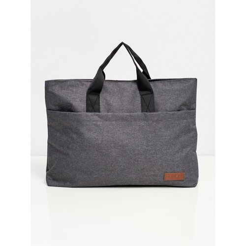 Fashion Hunters Large gray laptop bag Slike