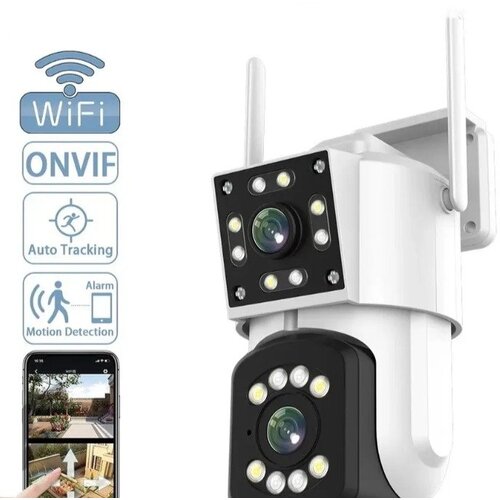  wifi ptz kamera sa dve glave 20MPX &ndash; fiksna + rotirajuća iCAM365, IP66 Cene