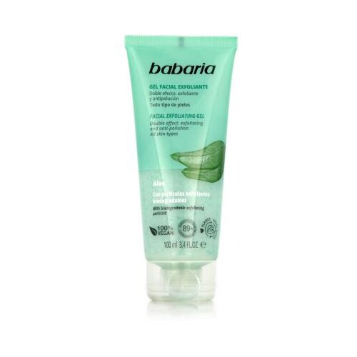 Babaria Aloe Facial Exfoliating Gel piling za sve vrste kože 100 ml za žene Slike