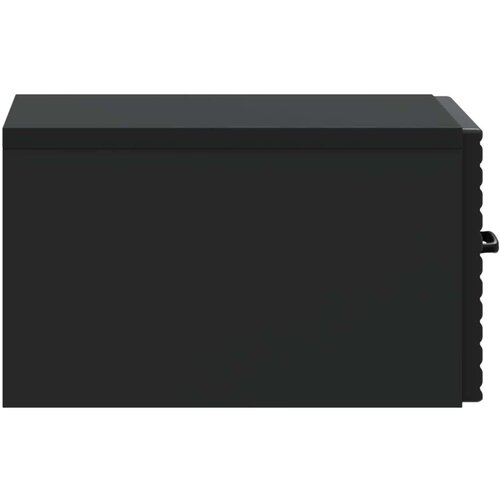  Noćni ormarić za montažu na zid 2 pcs Crna 34 5 x 33 x 20 cm Slike