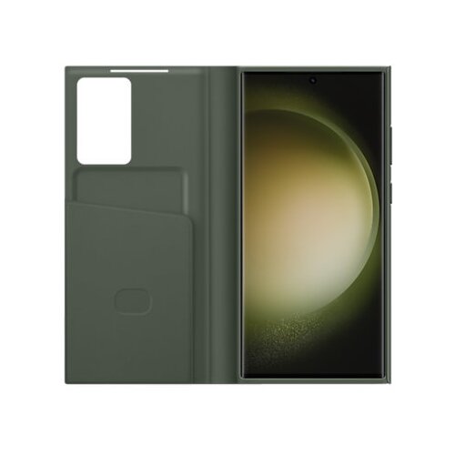 Samsung original torbica Clear View EF-ZS918CVE za Galaxy S23 Ultra 5G - zelena Cene