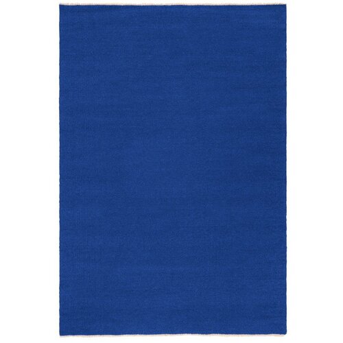 Jotex Modra ročno tkana preproga iz me&scaron;anice volne 160x230 cm Row &ndash; Cene