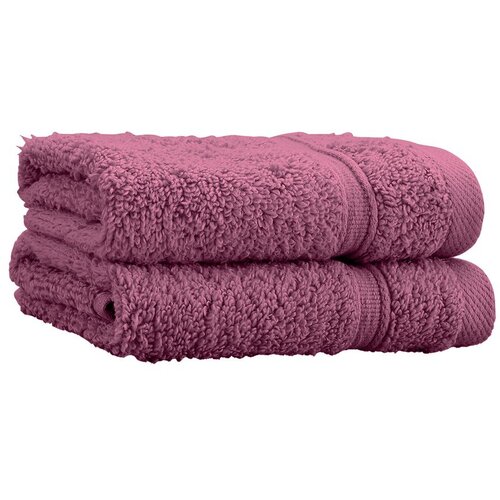 Catherine Lansfield Temno rožnate frotirne bombažne brisače v kompletu 2 ks 30x30 cm Zero Twist – Cene