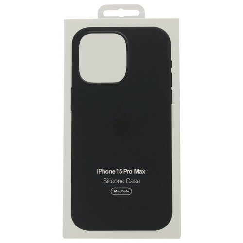  Silicone Case Magsafe za iPhone 15 PRO Max crna Slike