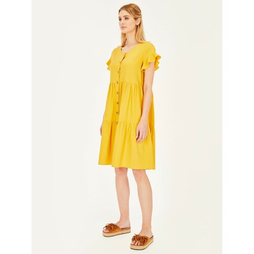 L`AF Woman's Dress Lemon Slike