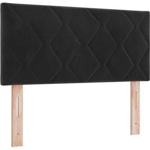  s box springom, madracem i LED-om Crna 120 x 200 cm Slike